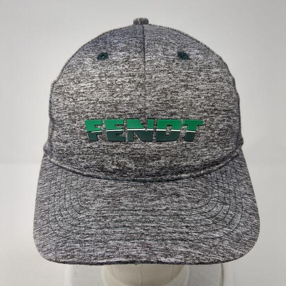Fendt Patch Strapback Hat Heather Gray Adjustable 6 Panel Outdoor - Picture 2 of 11